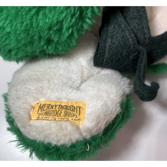 Merrythought Plush Frog Toad Ironbridge Shrops Stuffed Animal Handmade England - Picture 6 of 7